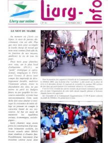 couverture Livry Info n° 54