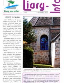 Couverture Livry Info n° 63