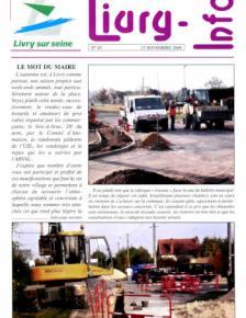 Couverture Livry Info n° 65