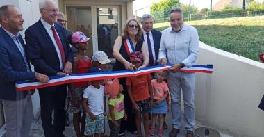 Inauguration extension restaurant scolaire